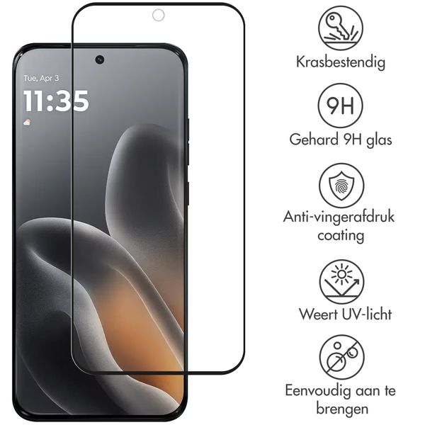 Accezz Gehard Glas Full Cover Screenprotector Motorola Edge 70 Fusion