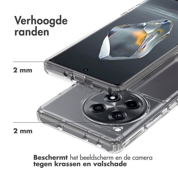 Accezz Xtreme Impact Backcover OnePlus 12R - Transparant