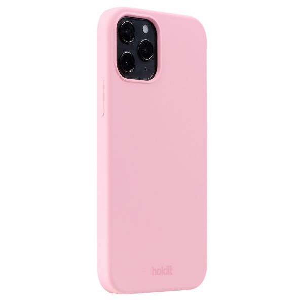 Holdit Silicone Case Apple iPhone 12 (Pro) - Pink