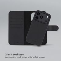 Accezz Edge detachable Bookcase with MagSafe Apple iPhone 18 Pro / 17 Pro - Black
