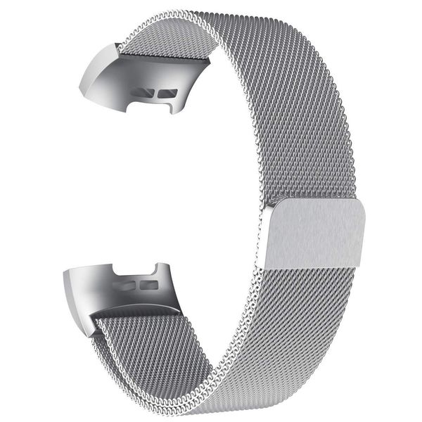 imoshion Milanees Watch bandje Fitbit Charge 3 / 4 - Zilver