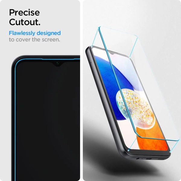 Spigen GLAStR Slim Screenprotector 2-pack Samsung Galaxy A14 (5G/4G)