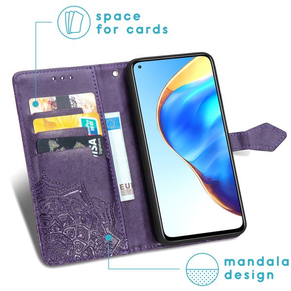 imoshion Mandala Bookcase Xiaomi Mi 10T (Pro) - Paars