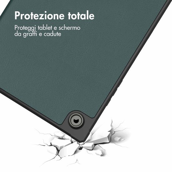 imoshion Trifold Bookcase Samsung Galaxy Tab A8 - Donkergroen