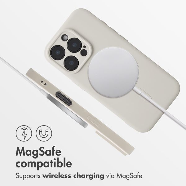 imoshion Colour Back Cover with MagSafe Apple iPhone 16 Pro Max - Beige