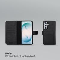 Selencia Olyn Detachable Bookcase with MagSafe Samsung Galaxy S26 Plus - Black