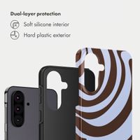 Selencia Vivid Back Cover Samsung Galaxy A37 (5G) - Dream Swirl Chocolate