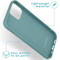 imoshion Color Backcover iPhone 12 (Pro) - Donkergroen