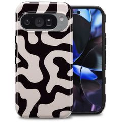 Selencia Vivid Backcover Google Pixel 10 / 10 Pro - Art Wave Black