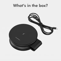 imoshion 2-in-1 Wireless Travel Charger 25W - Smartphone / Earbuds / Samsung Watch - Qi2.2 - Black