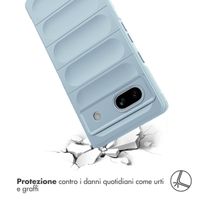 imoshion EasyGrip Backcover Google Pixel 7a - Lichtblauw