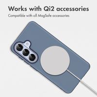 imoshion Colour Back Cover with Thin MagSafe Ring Samsung Galaxy S26 - Dark Blue