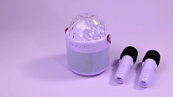 imoshion Sing & Shine Karaoke set - Speaker en 2 microfoons - Mintgreen