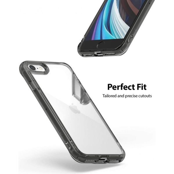 Ringke Fusion Backcover iPhone SE (2022 / 2020) / 8 / 7 - Smoke Black