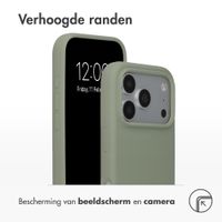 Accezz Liquid Silicone Backcover met MagSafe Apple iPhone 18 Pro / 17 Pro - Cooper Green