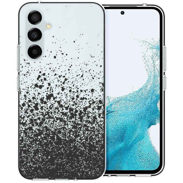 imoshion Design hoesje Samsung Galaxy A54 (5G) - Spetters - Zwart