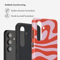 Selencia Vivid Backcover Samsung Galaxy S24 - Dream Swirl Pink