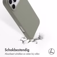 Accezz Liquid Silicone Backcover met MagSafe Apple iPhone 17 Pro Max - Cooper Green