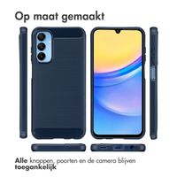 imoshion Brushed Backcover Samsung Galaxy A15 (5G/4G) - Donkerblauw