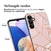 imoshion Design hoesje Samsung Galaxy A14 (5G/4G) - Grafisch Koper / Roze