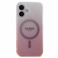 Guess MagSafe IML Glitter Gradient Case Apple iPhone 16 - Pink