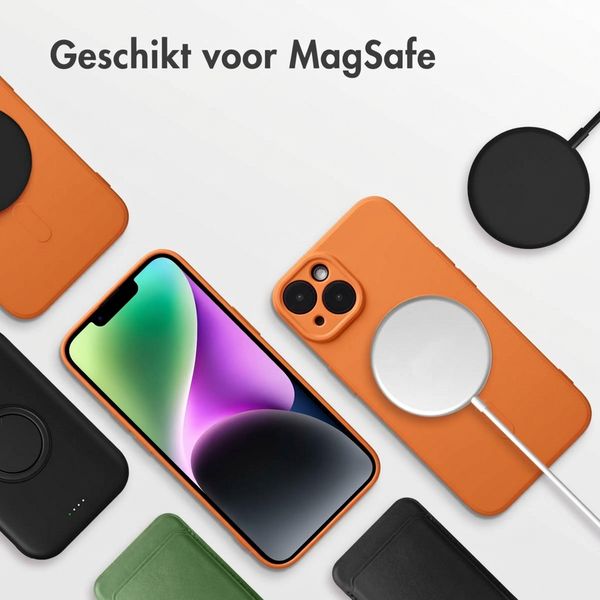 imoshion Color Backcover met MagSafe Apple iPhone 14 - Oranje