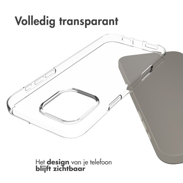 Accezz Clear Backcover Apple iPhone 16 Pro Max - Transparant