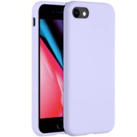 Accezz Liquid Silicone Backcover Apple iPhone SE (2022 / 2020) / 8 / 7 - Paars