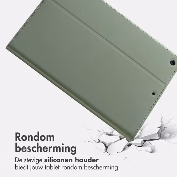 Accezz Classic Tablet Case Apple iPad 9 (2021) 10.2 inch / iPad 8 (2020) 10.2 inch / iPad 7 (2019) 10.2 inch - Groen
