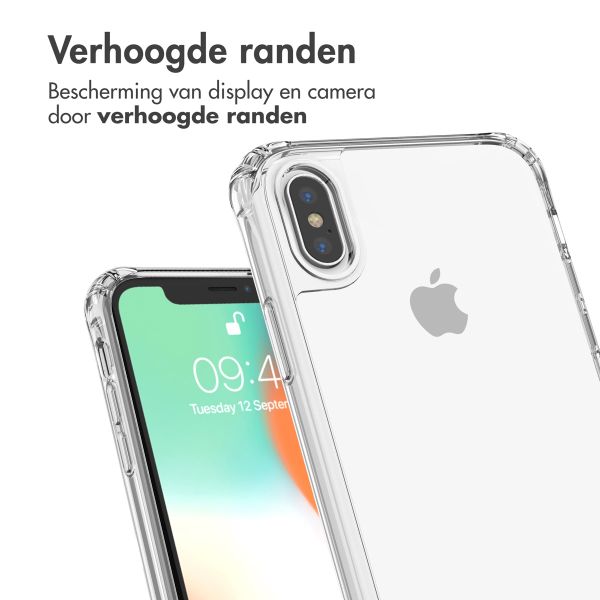 imoshion Backcover met koord + armband Apple iPhone X / Xs - Parels Hartjes
