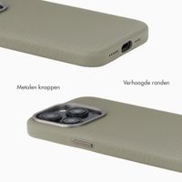 Accezz Mesh Backcover met MagSafe Apple iPhone 15 Pro - Donkergrijs