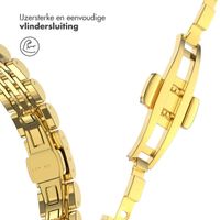 Selencia Slim Steel Jubilee Inspired schakelbandje Apple Watch Series 1 t/m 9 / SE (38/40/41 mm) | Series 10 (42 mm) - Goud