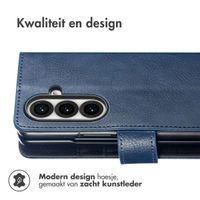 imoshion Luxe Bookcase Samsung Galaxy Fold 7 - Donkerblauw