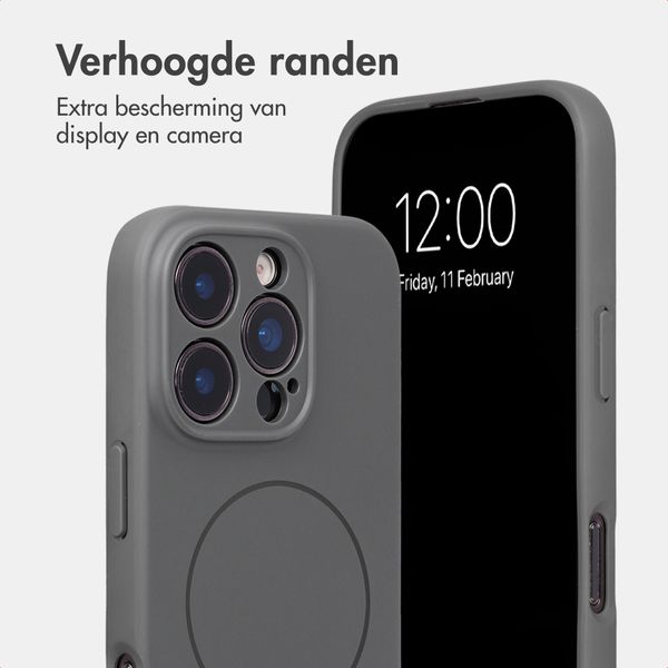 Accezz Grip Backcover met MagSafe Apple iPhone 16 Pro - Grijs