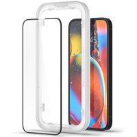 Spigen AlignMaster Full Screenprotector 2 Pack iPhone 13 / 13 Pro - Zwart