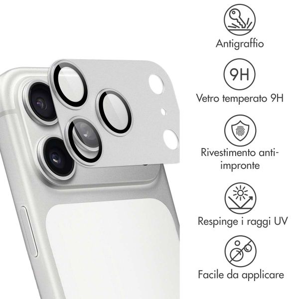 imoshion Camera Protector Glas 2 Pack Apple iPhone 17 Pro Max - Silver