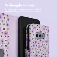 imoshion Design Bookcase Samsung Galaxy S10e - Purple Flowers