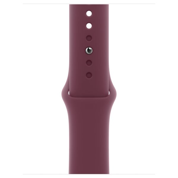Apple Sport Band Apple Watch Series 1 t/m 9 / SE (38/40/41 mm) | Series 10 / 11 (42 mm) - Maat S/M - Mulberry