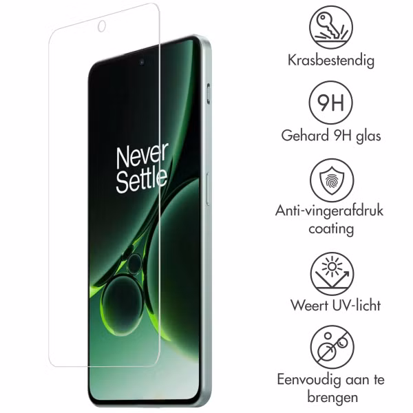 Accezz Gehard Glas Screenprotector OnePlus Nord 3 / 4 - Transparant