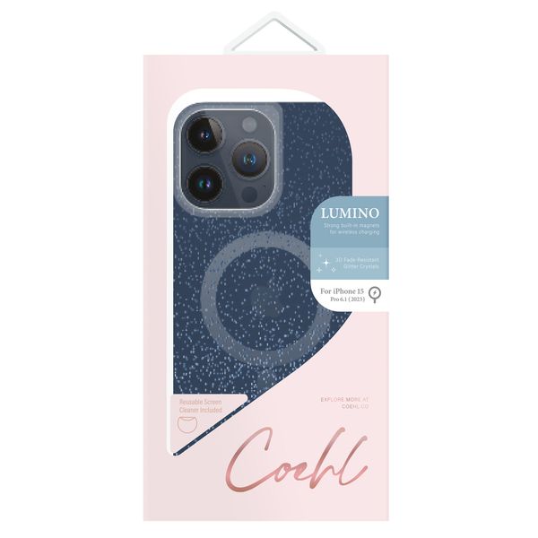 Coehl Lumino MagSafe Backcover Apple iPhone 15 Pro - Prussian Blue