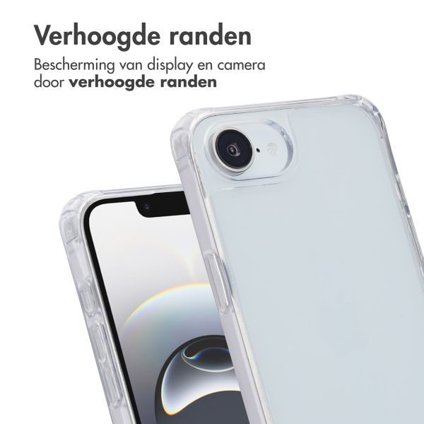 imoshion Backcover met koord + armband Apple iPhone 16e - Parels Hartjes
