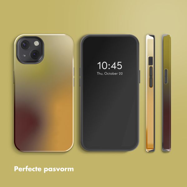 Selencia Vivid Backcover met MagSafe Apple iPhone 13 - Gradient Olive Dust