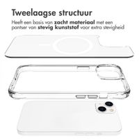 imoshion Rugged Air MagSafe Case Apple iPhone 13 - Transparant