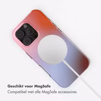 Selencia Vivid Backcover met MagSafe Apple iPhone 16 Pro - Gradient Soft Blush