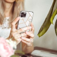 imoshion Design hoesje Apple iPhone 13 Pro - Grafisch Koper / Wit