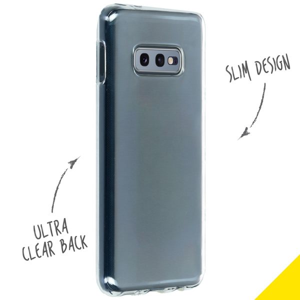 Accezz Clear Backcover Samsung Galaxy S10e - Transparant