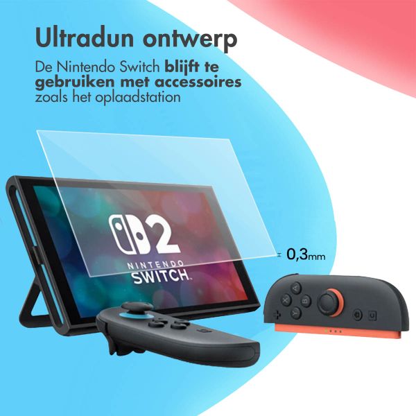 imoshion Gehard Glas Screenprotector Nintendo Switch 2