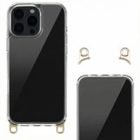 Selencia Backcover met afneembare haakjes Apple iPhone 16 Pro Max - Transparant