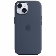 Apple Silicone Backcover MagSafe Apple iPhone 15 - Storm Blue