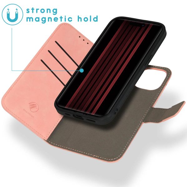 imoshion Uitneembare 2-in-1 Luxe Bookcase Apple iPhone 15 - Roze